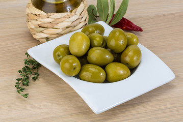 Green olives