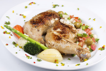Grilled chicken steak
