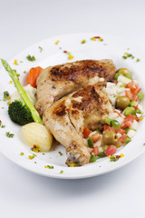 Grilled chicken steak
