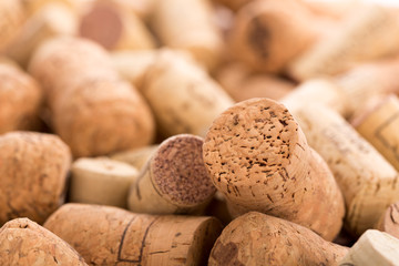 Many wine corks