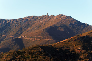 Fototapeta premium tour Madeloc pyrénées orientales