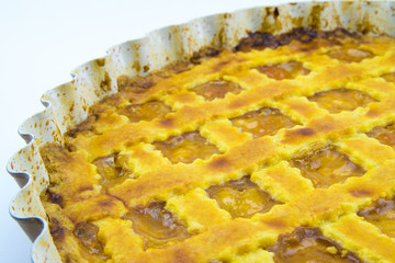 tart fruit freshly baked