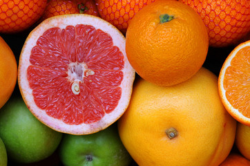 Variety of Fruit in the Market
