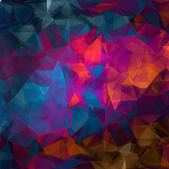 Fototapeta premium Mosaik Polygon Hintergrund