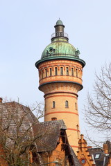 Wiesbaden, Biebricher Wasserturm (Februar 2015)