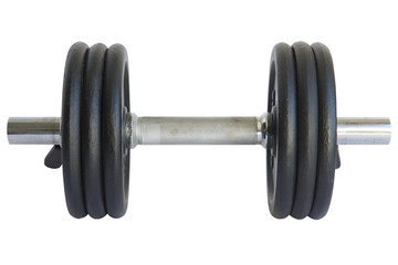 dumbbell isolated on white background