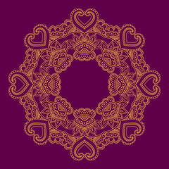 Decorative round ornament