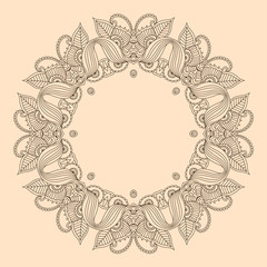 Decorative round ornament