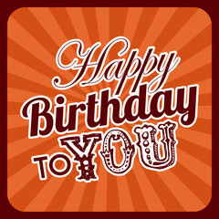 Obraz premium happy birthday