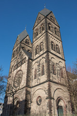 Fototapeta na wymiar St. Suitbertus Kirche Wuppertal