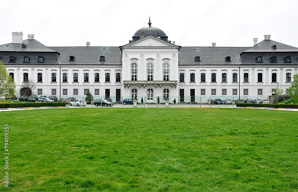 Wall mural Palace in Bratislava, Slovakia, europa