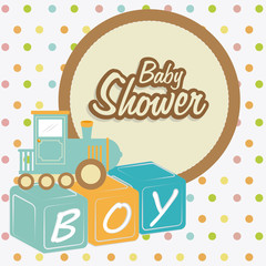 Baby shower design, vector illustration.