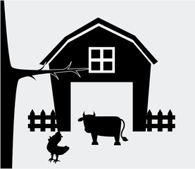 Fototapeta premium Farm design, vector illustration.