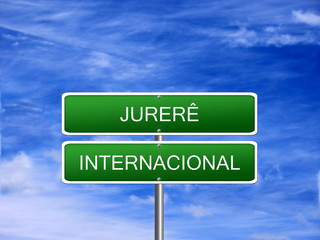 Jurere Internacional Welcome Sign