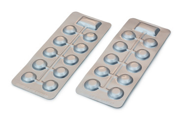 Two Blister Packets of Pills