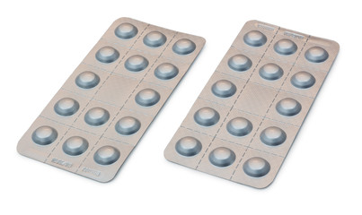 Two Blister Packets of Pills