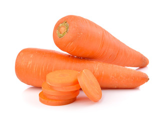 carrot on white background
