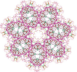 Vector floral ornament