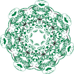 Vector floral ornament