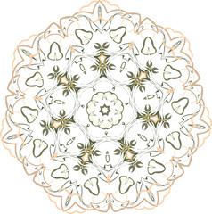 Vector floral ornament