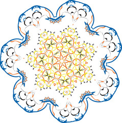 Vector floral ornament