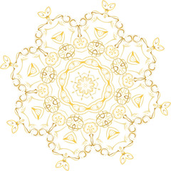 Vector floral ornament