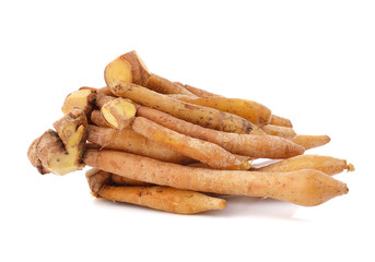 Fingerroot, Kaempfer, Boesenbergia on white background