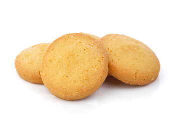 cookie on white background