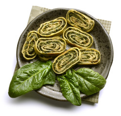 Spinach roll Rotolo di spinaci Rollo de espinacas Ispanak rulo