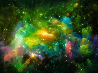 Fototapeta na wymiar Evolving Nebula