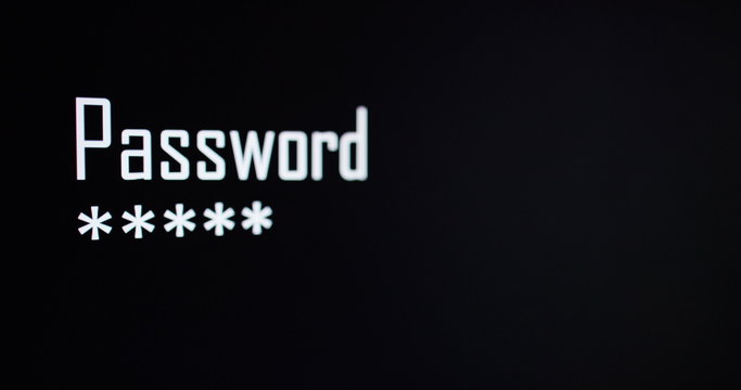 Entering computer password in 