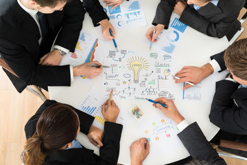 Group Of Businesspeople Planning For Startup