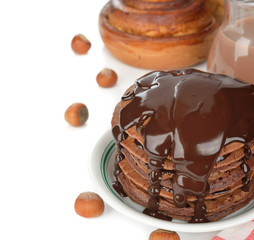 Chocolate pancakes