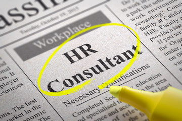 HR Consultant Vacancy in Newspaper.