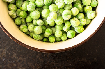 Frozen green peas