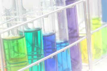 colorful test tube, Chemical, Science, Laboratory,