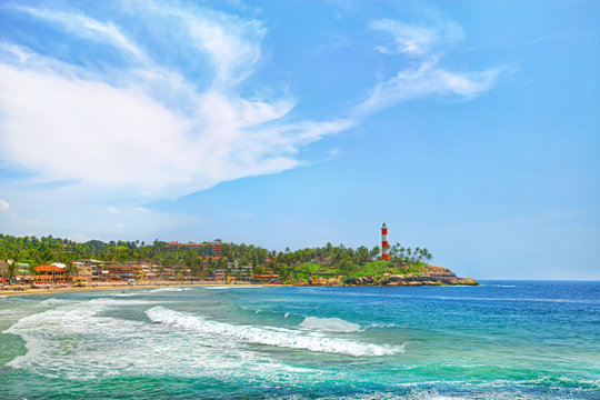 India, Kovalam beach, Kerala
