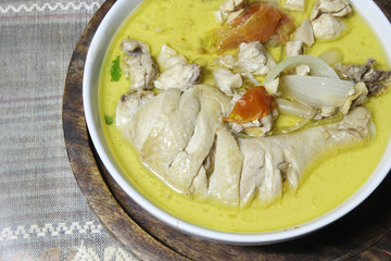 Green chicken curry , Thai cuisine