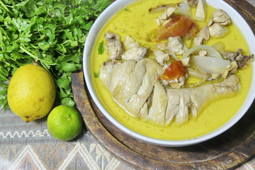 Green chicken curry , Thai cuisine