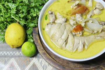 Green chicken curry , Thai cuisine
