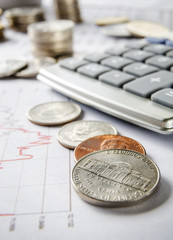 Stock exchange concept