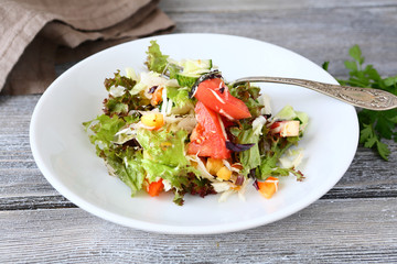 Salad with vegetables