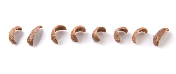 Crunchy chocolate breakfast cereal