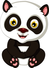 cute panda cartoon