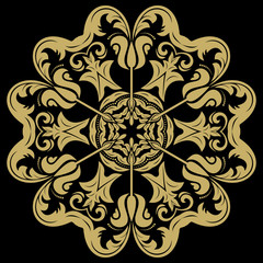 Damask  Pattern. Orient Ornament