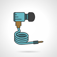 Paintball dioxide hose vector icon