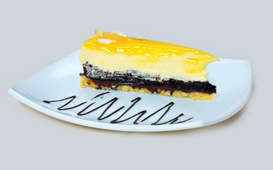homemade orange cake