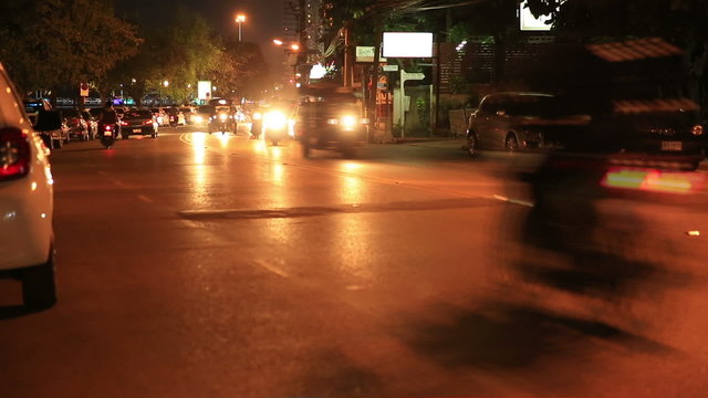  Traffic and street view at Chiangmai,Thailand