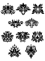 Floral design elements set