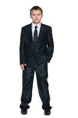 Schoolboy in the suit